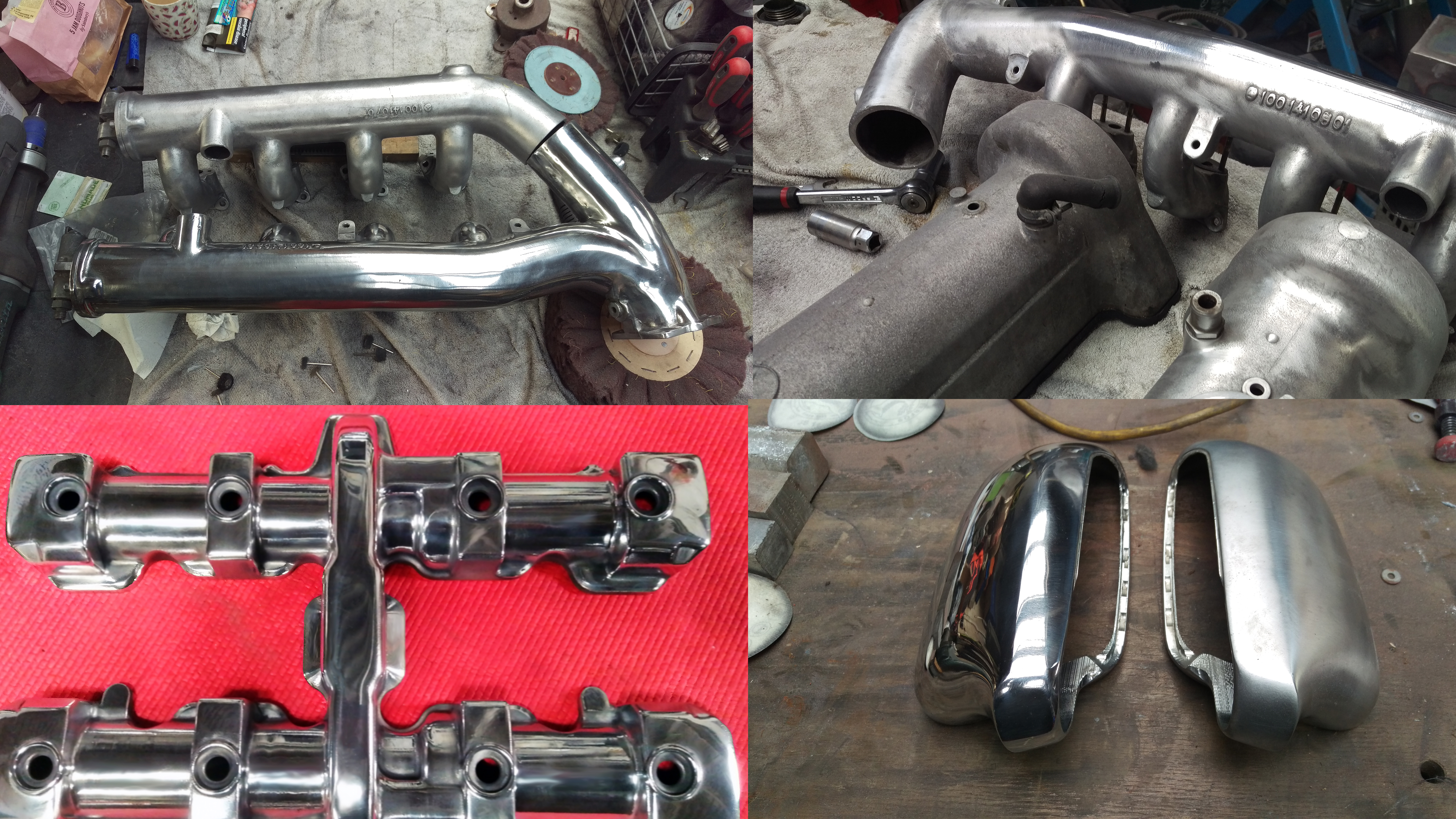 automotive parts polishing for cars, vans, parts, motorcycles, classic cars even steam engines and trains